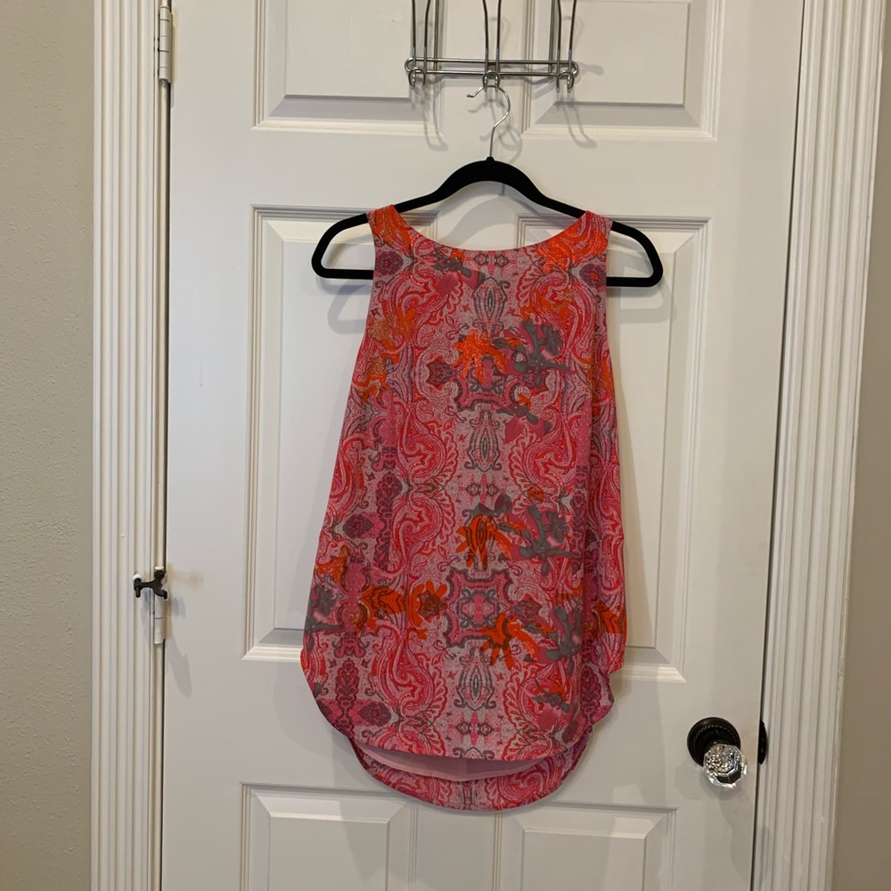 Pink and Grey CABi Blouse  Size M